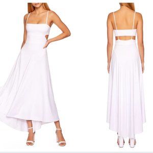 Susana Monaco Cutout High-Low Dress White Sugar